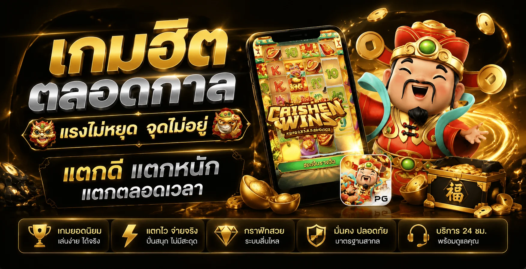 ระบบฝากถอนออโต้ Riches666 สล็อต666 รวดเร็วปลอดภัย